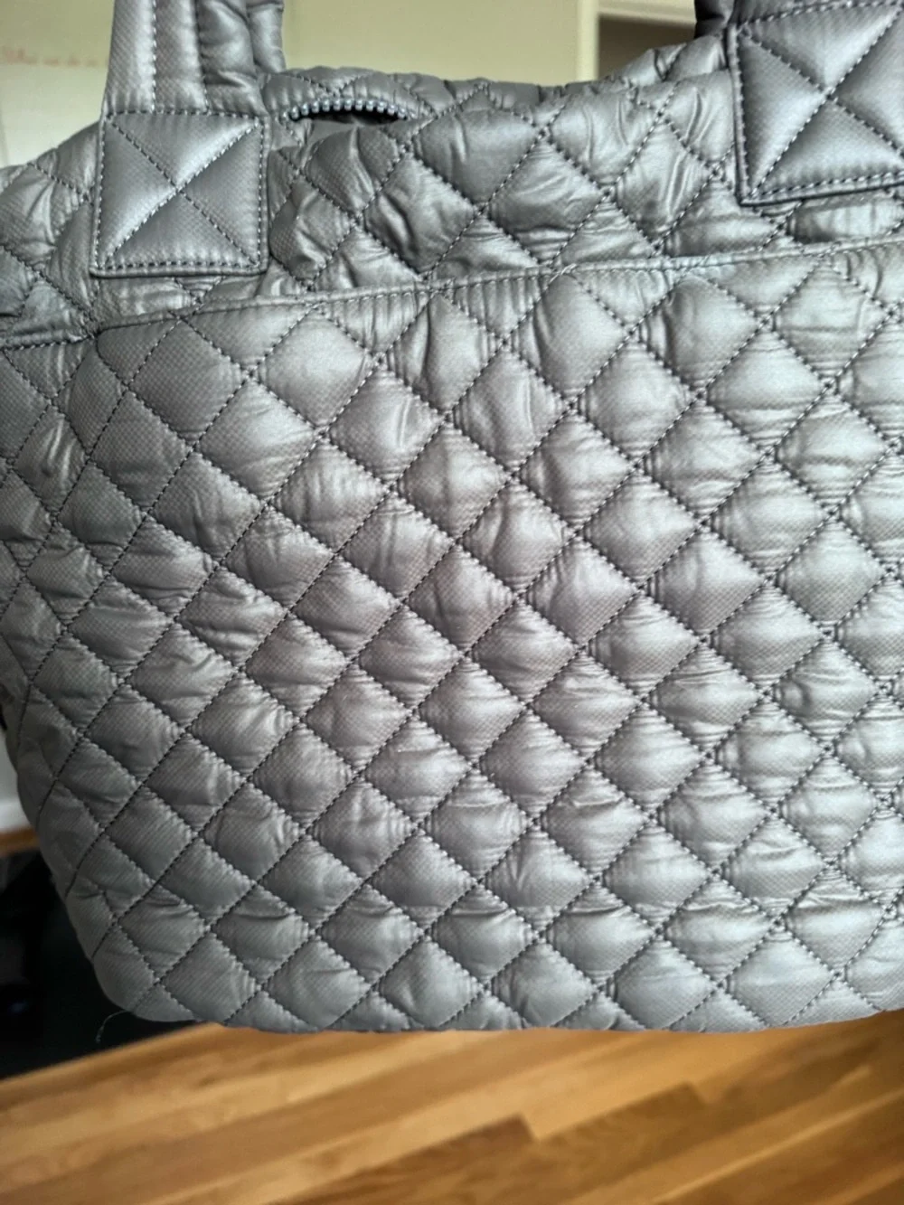 MZ Wallace Metro Large Tote in Gray - Picture 5 of 15